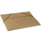 JAM Paper - Portefeuille Kraft avec Fermeture Élastique Grand - 11 x 15 x 3/8 - Brun Naturel Recyclé-Taille : Grand (11 po x 15 po x 0,375 po)