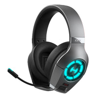 Hecate by Edifier - Casque de jeu USB professionnel GX avec audio haute résolution et microphone rétractable - Gris-Le système audio certifié Hi-Res combine des haut-parleurs à diaphragme en titane de 50 mm de qualité supérieure pour produire un son stéréo haute fidélité