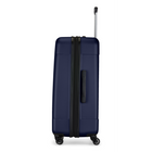Bugatti - Valise d'enregistrement rigide 30 po de la collection Madrid - Bleu Marine-Intérieur doublé avec panneau de séparation, poches pratiques et sangles de serrage pour garder le contenu organisé et en place.