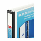 Staples – Reliure Better Binder, 1 po, blanc-Pochette verticale intérieure non collante pour garder les feuilles en place