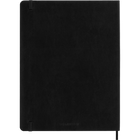 Moleskine - Carnet semainier 12 mois 2027 , XL 7.5" x 9.75", Couverture souple , Noir-Pochette intérieure à soufflet assortie