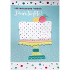 Rosedale - Cartes De Souhaits Fête Générale 5-1/2 po x 8 po / Enveloppes - paquet de 12 - Gâteau-Cartes de souhaits qualité boutique
