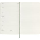 Moleskine - 2025 Agenda hebdomadaire à grande couverture souple - 5" x 8.25" - Vert myrte-Papier Sans Acide Couleur Ivoire 70 G/M2