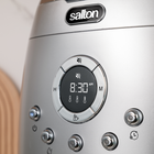 Salton - cafetière numérique de 12 tasses NuRetro - argent métallisé-Fonctions « Pause et service » pour se verser une première tasse rapidement et « Maintien au chaud » pour conserver la température du café pendant jusqu’à 2 heures.