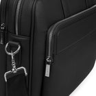 Bugatti - Maletlette de la collection Wellington pour ordinateur portable jusqu’à 15,6 po - Noir-Compartiment arrière rembourré pour ordinateur (jusqu’à 15,6 po)