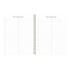 Blueline - 2027 agenda hebdomadaire/mensuel avec reliure à double spirale dorée – 11 po x 8 1/2 po – minimaliste-Format de page: 11 po H x 8-1/2 po l