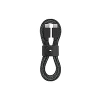 Native Union - Belt USB-C to USB-C 1.2m Cable - Cosmos Black-Une solution de charge quotidienne conçue avec la prise en charge de Power Delivery pour la charge la plus rapide jamais réalisée dans un style raffiné