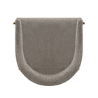 Manhattan Comfort - Lia fauteuil de salle à manger moderne 24,8 po en chenille avec accoudoirs - Pierre-23,23 po L x 22 po l x 31,89 po H