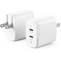 ALOGIC - Chargeur 40 W Rapid Power 2 ports USB-C GaN-Technologie au nitrure de gallium (GaN)