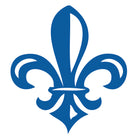 Trodat - Tampon - Fleur de Lys - Bleu-Mini tampon auto-encreur avec impression "Fleur De Lis" à l'encre bleue