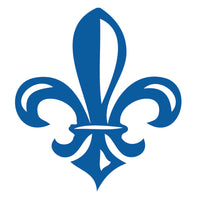 Trodat - Tampon - Fleur de Lys - Bleu-Mini tampon auto-encreur avec impression "Fleur De Lis" à l'encre bleue