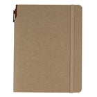 Gry Mattr - Cahier de notes avec stylo - A5-Cahier de notes de taille A5 avec porte-stylo et stylet intégrés