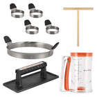 Blackstone - Ensemble déjeuner série Culinary – 8 pièces-Kit petit-déjeuner pour crêpes, pancakes, œufs, bacon et plus