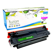 fuzion - HP W2123X Cartouche De Toner Compatible - Haut Rendement - Magenta-Magenta