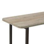 Manhattan Comfort - Console moderne Celine 70,87 po - Gris-Parfait pour exposer des articles de décoration intérieure, des cadres, des bibelots et des trophées
