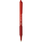 BIC - Soft Feel Stylos-Bille Rétractables – 1,0 mm – Rouge – paquet de 12-Bille en carbure de tungstène très durable