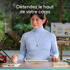 Logitech - Lift Souris Ergonomique Verticale - Blanc-Plus relax pour une concentration au max : Travaillez avec une souris d'ordinateur sans fil dotée de boutons personnalisables, de clics silencieux et d'un défilement fluide