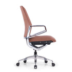 Nexten Pro - Chaise de bureau - Dossier haut - Marron-Mécanisme d'assise Bock de conception allemande