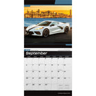 Plato - 2026 Voitures De Sport Américaines Officiel Calendrier mural Suspendu Mensuel - 30,5 cm l x 61 cm H - Anglais-Grandes Pages de Jour Spacieuses - Tous les jours fériés les plus importants et les phases de la lune sont indiqués, avec beaucoup d'espace pour inscrire des notes et des rendez-vous