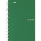 Five Star - Cahier à 2 sujets de qualité supérieure - 9-1/2 po x 6 po - variés - 160 pages-Spirale sans accroc