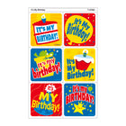 TREND enterprises - Autocollants Déchirer et partager C'est mon anniversaire - 1.88 po x 1.94 po - Paquet de 30-Les anniversaires sont importants : aidez les enfants à célébrer cette occasion avec de gros badges !