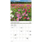 DateWorks - Calendrier Mural 16 Mois Le Bouquet de la Nature 2025 - 12 po x 12 po - Bilingue-13 images de haute qualité imprimées sur du papier Premium.