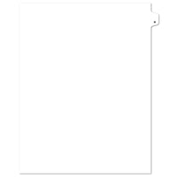 Apak - Onglet alphabétique Apak -  Lettre B -  blanc -  8 1/2 po x 11 po -  coupe 1/26 -  non perforé -  25 par paquet-Onglets d'index et de juridique