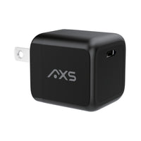 AXS - 30W PROCharge USB-C PD GaN Chargeur mural avec PPS - Noir-La technologie GaN intégrée fournit une charge puissante et efficace sans surchauffer