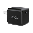 AXS - 30W PROCharge USB-C PD GaN Chargeur mural avec PPS - Noir-La technologie GaN intégrée fournit une charge puissante et efficace sans surchauffer