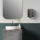 Kimberly-Clark - Distributeur automatique de savon et de desinfectant ICON,plaque de revêtement au motif grain de bois d'ebène-6