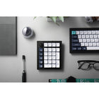 Keychron - Q0 Max Version Bouton Interrupteur interchangeable RGB rétroéclairé Pavé numérique - Interrupteur rouge - Noir-Connectivité trois modes (2,4 GHz, Bluetooth et filaire) pour une utilisation flexible sur plusieurs appareils