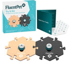 FluentPet - Trousse de test Speak Up! – Ensemble de 2 boutons de discussion pour chien et de 2 TixHe-Conception facile à appuyer : Nos boutons de conversation pour chats et chiens n’exigent qu’une pression de 0,5 lb, ce qui les rend faciles à activer pour les petits chiens et chats. Avec les piles préinstallées, vous pouvez commencer à utiliser des boutons parlants pour communiquer immédiatement. Dimensions des boutons : 1,9 po (48 mm) x 1,1 po (27,9 mm)
