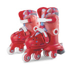 Yvolution - Twista Patins à roues alignées - Rouge - Grandeur 7 à 11-Conçus pour les débutants. Découvrez le plaisir du patinage avec les patins Yvolution Twista ! Les patins Yvolution Twista sont le choix idéal pour les patineurs débutants qui souhaitent apprendre et profiter pleinement de leurs premières aventures. Ces patins sont dotés d'une technologie brevetée unique qui permet de passer facilement du mode apprentissage au mode roller d'une simple pression sur un bouton.