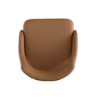 Manhattan Comfort - Lot de 2 chaises de salle à manger modernes Tremont 55 cm, revêtement similicuir, coloris Saddle-23,6 po L x 23 po l x 33,9 po H