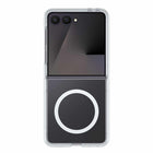 OtterBox - Étui Thin Flex avec Magnets pour Samsung Galaxy Z Flip8 - Transparent à Teinte Bleue-Étui rigide avec bords antidérapants