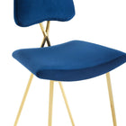 Modway - Ponder Performance Velvet Tabouret de comptoir - Marine-8