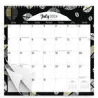 BrownTrout - 2024-2025 Plato Académique Stylo & Encre Carré pour Bureau Stickers - 30.5 x 30.5 cm-Design Élégant - Profitez chaque mois d'un design élégant et professionnel