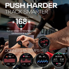 Reebok - Montre Sport Connectée Pulse - 45 mm - Acier Minuit-Suivi 24/7 des constantes vitales et de la fréquence cardiaque en continu pour analyser effort, récupération et bien-être