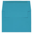 JAM Paper - Enveloppes d'invitation colorées A7 - 5,25 x 7,25 - bleu recyclé - Paquet de 50-Couleur : enveloppes en papier recyclé bleu
