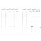 Quo Vadis - Agenda Trinote Freeport - Noir - Anglais-1 semaine sur 2 pages