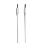 NXT Technologies - Câble de 6 pi tressé, mini prise casque stéréo de 3,5 mm, blanc-Câble tressé de 6 pi, résistant aux accrocs et aux enchevêtrements