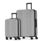 Bugatti - The Classic Ensemble de 2 valises rigides - Gris clair-Fabriqué à partir d'un mélange durable d'ABS et de composite en polycarbonate