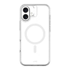 AXS - Crystal Shield Étui D3O fabriqué avec du plastique recyclé MagSafe compatible pour Apple iPhone 16 Plus - Clear-Protection anti-UV pour afficher clairement le design original de votre cellulaire