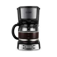 Commercial Chef - Cafetière numérique programmable 12 tasses-Café filtre : qu'il s'agisse d'un mélange éthiopien ou d'un délicieux café torréfié français, vous pouvez savourer vos saveurs dans votre tasse de café du matin. En ce qui a trait aux cafetières (3,53 lb), celle-ci ne vous décevra pas.