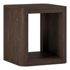 Hudson&Canal - Table d'appoint carrée Kellan (50 cm de largeur) - Brun aulne-Un design contemporain moderne pour votre salon, votre bureau et plus encore