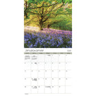 DateWorks - Calendrier Mural 16 Mois Le Bouquet de la Nature 2025 - 12 po x 12 po - Bilingue-Scénique