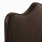 Modway - Athena Velours de performance résistant aux taches Tête de lit Queen size, Marron chocolat-7