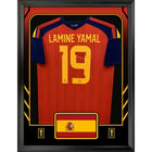 Frameworth Official FIFA World Cup 2026 Spain Lamine Yamal Framed Replica Jersey - 25.75" x 33.75"-Officially licensed FIFA World Cup 2026 framed replica jersey display featuring Lamine Yamal.