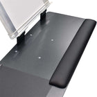 IntekView - Plateau de clavier idéal - 25" x 10" - Gaucher - Porte-copie-Réglage d’inclinaison de ±15°