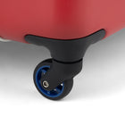 Reebok - Valise à roulettes pivotantes à coque rigide 30 po Double Dribble - Bleu-Doublure signature à l’intérieur avec panneau de séparation, poches pratiques et sangles de maintien pour garder le contenu organisé et en place